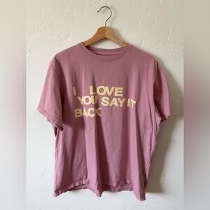 Lonely Ghost Dusty Pink Tee